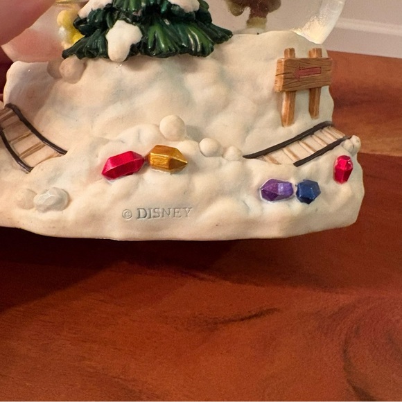 Enesco Disney Snow White seven dwarfs Musical Snow Globe “Greensleeves" vintage - Picture 5 of 7